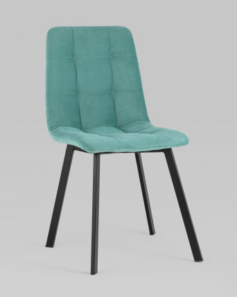 Стул Оливер Скуаре велюр Мятный / Oliver Square_1